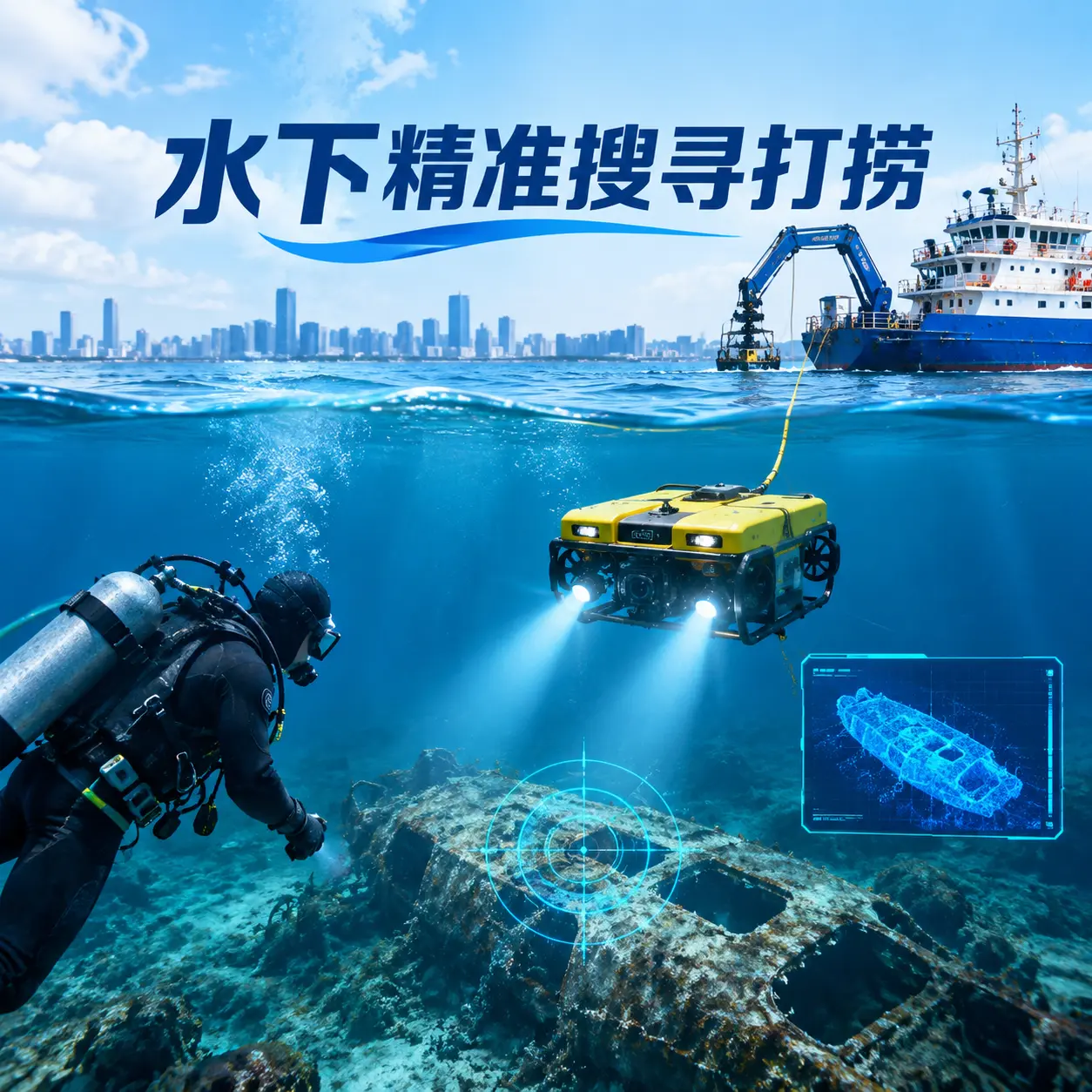 江夏水下精准搜寻打捞